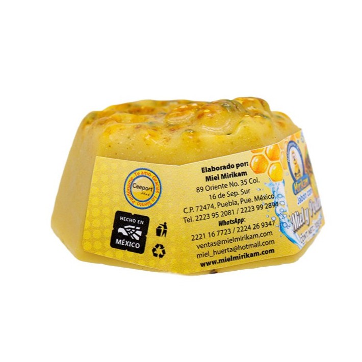 Jabón Mirikam con Miel de abeja y Polen 105 g - Imagen 2