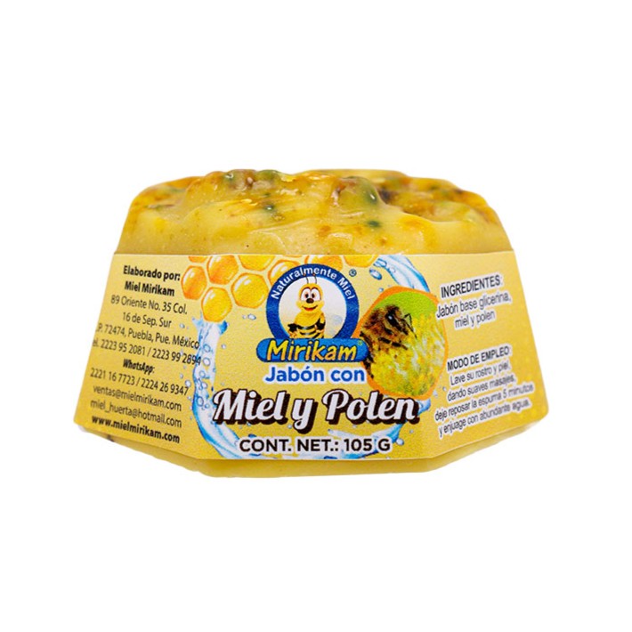 Jabón Mirikam con Miel de abeja y Polen 105 g