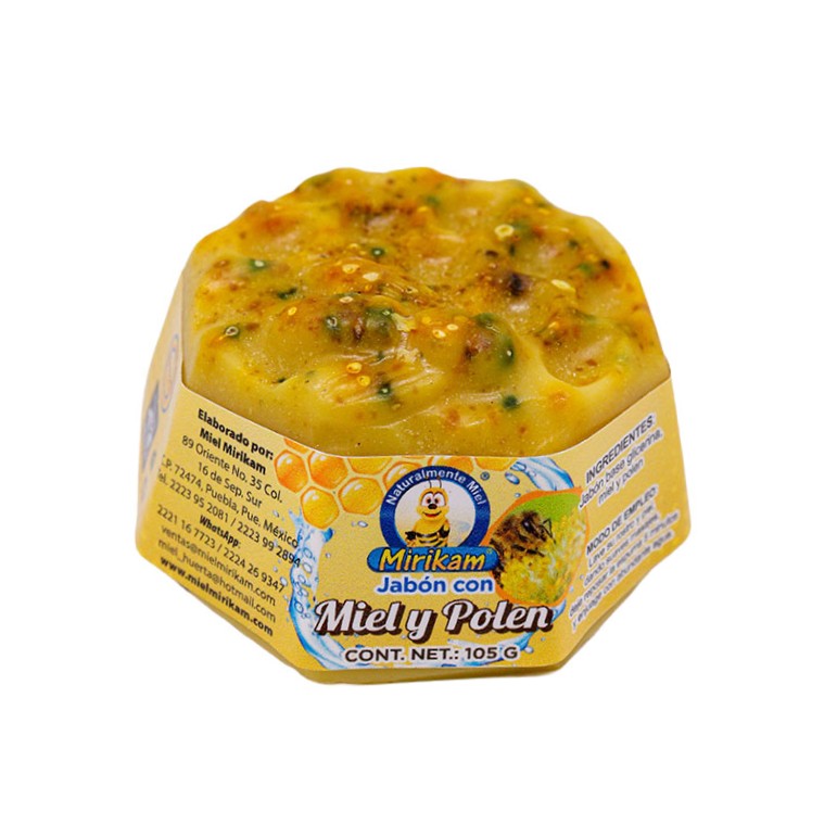 Jabón Mirikam con Miel de abeja y Polen 105 g - Imagen 5