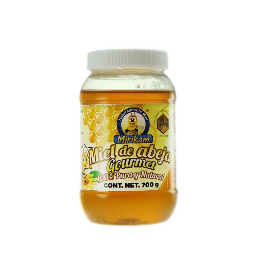 partícula Mes Implacable Miel de abeja Mirikam 100% Natural 700 g – Miel Mirikam