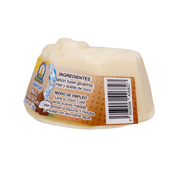 Jabón Mirikam Aceite de Coco y Miel de Abeja 105 g - Imagen 2