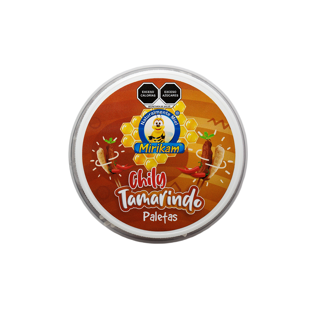 Vitrolero Paleta Miel Chile Natural, sabor Tamarindo 400g. - Imagen 5