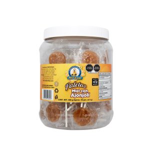 Paleta Mirikam Miel Ajonjolí Vitrolero 50 pz